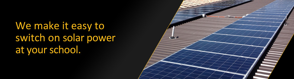 We make it easy to switch on solar power at your school. We make it easy to switch on solar power at your school.